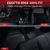 image:imageLASFIT Floor Mats for Toyota Prius 20102011 All Weather TPE Custom Fit Easy Clean Durable NoCurling Floor Liners for Prius 2010 2011 Front amp Rear 2 Row Car Mats Black120082011Tacoma Double AutoTranFloor Mats