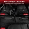 image:imageLASFIT Floor Mats for Toyota Prius 20102011 All Weather TPE Custom Fit Easy Clean Durable NoCurling Floor Liners for Prius 2010 2011 Front amp Rear 2 Row Car Mats Black620132018RAV4 GasFloor Mats