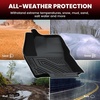 image:imageLASFIT Floor Mats for Toyota Prius 20102011 All Weather TPE Custom Fit Easy Clean Durable NoCurling Floor Liners for Prius 2010 2011 Front amp Rear 2 Row Car Mats Black1020222026Corolla Cross HybridFloor Mats