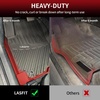 image:imageLASFIT Floor Mats for Toyota Prius 20102011 All Weather TPE Custom Fit Easy Clean Durable NoCurling Floor Liners for Prius 2010 2011 Front amp Rear 2 Row Car Mats Black620132018RAV4 GasFloor Mats