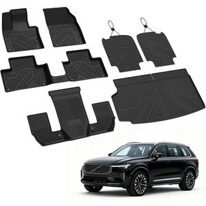 image:imageLASFIT Floor Mats amp Cargo Liner for 20202026 Volvo XC90 NonPHEV 6 Seats Only Custom Fit All Weather TPE Floor Liners Refined Interior Protection 1st 2nd 3rd Row Mats Trunk Mat amp Backrest Mats20202026For Volvo XC90 Gas 6 SeatsFull Set