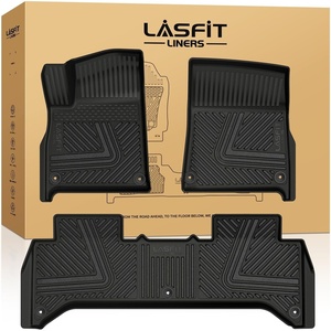 image:imageLASFIT Floor Mats amp Cargo Liner for 20202026 Volvo XC90 T8 PHEV 6 Seats Only Custom Fit All Weather TPE Floor Liners Refined Interior Protection 1st 2nd 3rd Row Mats Trunk Mat amp Backrest Mats20222024  For Rivian R1T  1st  2nd Row