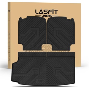 image:imageLASFIT Floor Mats amp Cargo Liner for 20202026 Volvo XC90 T8 PHEV 6 Seats Only Custom Fit All Weather TPE Floor Liners Refined Interior Protection 1st 2nd 3rd Row Mats Trunk Mat amp Backrest Mats20162026For Volvo XC90Cargo MatsBackrest Mats