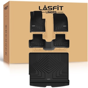 image:imageLASFIT Floor Mats amp Cargo Liner for 20202026 Volvo XC90 T8 PHEV 6 Seats Only Custom Fit All Weather TPE Floor Liners Refined Interior Protection 1st 2nd 3rd Row Mats Trunk Mat amp Backrest Mats20182026  For Volvo XC60 1st  2nd Row  Cargo