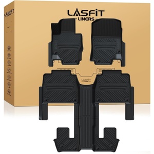 image:imageLASFIT Floor Mats amp Cargo Liner for 20202026 Volvo XC90 T8 PHEV 6 Seats Only Custom Fit All Weather TPE Floor Liners Refined Interior Protection 1st 2nd 3rd Row Mats Trunk Mat amp Backrest Mats20202026For Mercedes Benz GLSFloor Mats