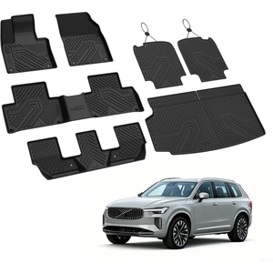image:imageLASFIT Floor Mats amp Cargo Liner for 20202026 Volvo XC90 T8 PHEV 6 Seats Only Custom Fit All Weather TPE Floor Liners Refined Interior Protection 1st 2nd 3rd Row Mats Trunk Mat amp Backrest Mats20162026 For Volvo XC90 Gas 7 SeatsFull Set