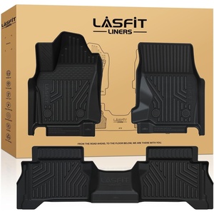 image:imageLASFIT Floor Mats amp Trunk Mat amp Backrest Mat for Toyota RAV4 2026 Hybrid Not Fit Plugin Hybrid Fit for Cargo with Subwoofer RAV 4 All Weather TPE Custom Fit Automotive Car Liner Accessories Black120242026Tacoma DoubleCab Gas AutoFloor Mats