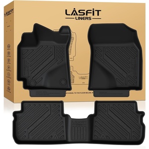 image:imageLASFIT Floor Mats amp Trunk Mat amp Backrest Mat for Toyota RAV4 2026 Hybrid Not Fit Plugin Hybrid Fit for Cargo with Subwoofer RAV 4 All Weather TPE Custom Fit Automotive Car Liner Accessories Black1220092013CorollaMatrixFloor Mats