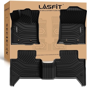 image:imageLASFIT Floor Mats amp Trunk Mat amp Backrest Mat for Toyota RAV4 2026 Hybrid Not Fit Plugin Hybrid Fit for Cargo with Subwoofer RAV 4 All Weather TPE Custom Fit Automotive Car Liner Accessories Black120162023Tacoma Double AutoTranFloor Mats