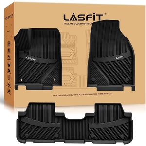 image:imageLASFIT Floor Mats for Toyota Prius 20102011 All Weather TPE Custom Fit Easy Clean Durable NoCurling Floor Liners for Prius 2010 2011 Front amp Rear 2 Row Car Mats Black1120142019Highlander GasFloor Mats