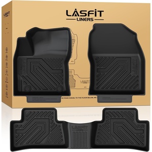 image:imageLASFIT Floor Mats for Toyota Prius 20102011 All Weather TPE Custom Fit Easy Clean Durable NoCurling Floor Liners for Prius 2010 2011 Front amp Rear 2 Row Car Mats Black1020222026Corolla Cross HybridFloor Mats
