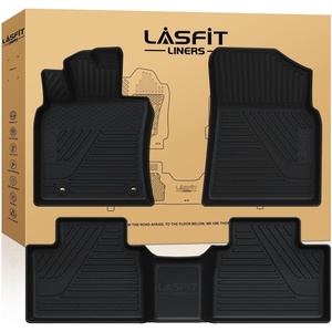 image:imageLASFIT Floor Mats for Toyota Prius 20102011 All Weather TPE Custom Fit Easy Clean Durable NoCurling Floor Liners for Prius 2010 2011 Front amp Rear 2 Row Car Mats Black420252026CamryFloor Mats