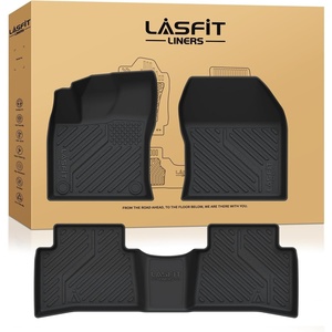 image:imageLASFIT Floor Mats for Toyota Prius 20102011 All Weather TPE Custom Fit Easy Clean Durable NoCurling Floor Liners for Prius 2010 2011 Front amp Rear 2 Row Car Mats Black520162022PriusPrius PrimeFloor Mats