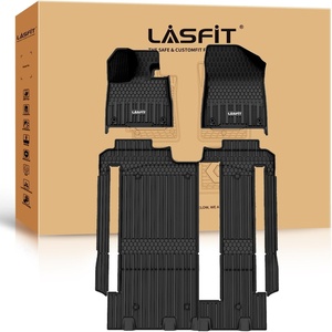 image:imageLASFIT Floor Mats for Toyota Prius 20102011 All Weather TPE Custom Fit Easy Clean Durable NoCurling Floor Liners for Prius 2010 2011 Front amp Rear 2 Row Car Mats Black720212026Sienna 8 seatsFloor Mats