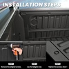 image:imageLASFIT Truck Tailgate Mat for Chevrolet Colorado amp GMC Canyon 20232026  Only Fit Standard Tailgate All Weather TPE Custom Fit Edge to Edge Coverage 3D Scanning Technology Easy to Wash1 For Ford Ranger  2426  Tailgate Mat