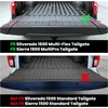 image:imageLASFIT Truck Tailgate Mat for Chevrolet Colorado amp GMC Canyon 20232026  Only Fit Standard Tailgate All Weather TPE Custom Fit Edge to Edge Coverage 3D Scanning Technology Easy to Wash2 Silverado 1500 20192026 MultiFlex  Multipro Tailgate