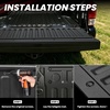 image:imageLASFIT Truck Tailgate Mat for Chevrolet Colorado amp GMC Canyon 20232026  Only Fit Standard Tailgate All Weather TPE Custom Fit Edge to Edge Coverage 3D Scanning Technology Easy to Wash4 For Tacoma20052015Tailgate Mat