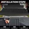 image:imageLASFIT Truck Tailgate Mat for Chevrolet Colorado amp GMC Canyon 20232026  Only Fit Standard Tailgate All Weather TPE Custom Fit Edge to Edge Coverage 3D Scanning Technology Easy to Wash2 Silverado 25003500 20202026 Tailgate Mat