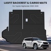 image:imageLASFIT Cargo Mats for Jeep Grand Cherokee L 20212025 20262 For Toyota Highlander 20202026