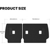 image:imageLASFIT Cargo Mats for Jeep Grand Cherokee L 20212025 20263 For Toyota 4Runner 20252026 57Seats