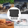 image:imageLASFIT Cargo Mats for Jeep Grand Cherokee L 20212025 20265 For Jeep Wrangler JL 20182026 no Subwoofer