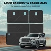 image:imageLASFIT Cargo Mats for Jeep Grand Cherokee L 20212025 2026Fits For Nissan Armada  QX80 202520263 Pcs