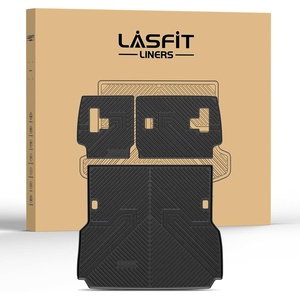 image:imageLASFIT Cargo Mats for Jeep Grand Cherokee L 20212025 20263 For Toyota Land Cruiser 20242027