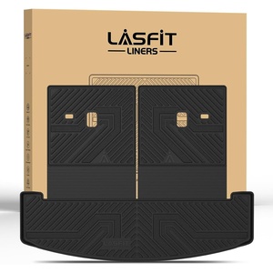 image:imageLASFIT Cargo Mats for Jeep Grand Cherokee L 20212025 2026Fits For Hyundai Santa Fe 202420261 Pcs