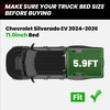 image:imageLASFIT Truck Bed Mat for Nissan Frontier 20052021 5FT592 Inches2 For Silverado EV  20242026  59FT