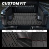 image:imageLASFIT Truck Bed Mat for Nissan Frontier 20052021 5FT592 Inches3 For RAM 1500250035002002201864 Bed Mat