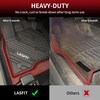 image:imageLASFIT Floor Mats for Ford F250 F350 F450 20172026 Regular Cab Front Bench Seat Not Fit Row Bucket Seating Vinly Floor Super Duty All Weather Protector TPE Car Floor Liner only 1st 1pcs Black10 Edge 1524  2Rows