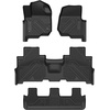 image:imageLASFIT Floor Mats for Ford F250 F350 F450 20172026 Regular Cab Front Bench Seat Not Fit Row Bucket Seating Vinly Floor Super Duty All Weather Protector TPE Car Floor Liner only 1st 1pcs Black8 Expedition 8seat 2124  3Rows