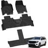 image:imageLASFIT Floor Mats for Ford F250 F350 F450 20172026 Regular Cab Front Bench Seat Not Fit Row Bucket Seating Vinly Floor Super Duty All Weather Protector TPE Car Floor Liner only 1st 1pcs Black8 Expedition 8seat MAX 2527  3Rows