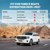 image:imageLASFIT Floor Mats for Ford F250 F350 F450 20172026 Regular Cab Front Bench Seat Not Fit Row Bucket Seating Vinly Floor Super Duty All Weather Protector TPE Car Floor Liner only 1st 1pcs Black8 Expedition 8seat MAX 2527  3Rows