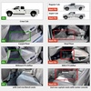 image:imageLASFIT Floor Mats for Ford F250 F350 F450 20172026 Regular Cab Front Bench Seat Not Fit Row Bucket Seating Vinly Floor Super Duty All Weather Protector TPE Car Floor Liner only 1st 1pcs Black2 SuperDuty 199907  2Rows wo Manual Shifter