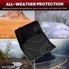 image:imageLASFIT Floor Mats for Ford F250 F350 F450 20172026 Regular Cab Front Bench Seat Not Fit Row Bucket Seating Vinly Floor Super Duty All Weather Protector TPE Car Floor Liner only 1st 1pcs Black5 Escape Gasoline 2026  Combo Set