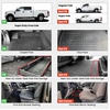 image:imageLASFIT Floor Mats for Ford F250 F350 F450 20172026 Regular Cab Front Bench Seat Not Fit Row Bucket Seating Vinly Floor Super Duty All Weather Protector TPE Car Floor Liner only 1st 1pcs Black2 SuperDuty Crew CabBucket Seat 1726  2Rows with FF Storage
