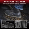 image:imageLASFIT Floor Mats for Ford F250 F350 F450 20172026 Regular Cab Front Bench Seat Not Fit Row Bucket Seating Vinly Floor Super Duty All Weather Protector TPE Car Floor Liner only 1st 1pcs Black10 Edge 1524  2Rows