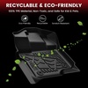image:imageLASFIT Floor Mats for Ford F250 F350 F450 20172026 Regular Cab Front Bench Seat Not Fit Row Bucket Seating Vinly Floor Super Duty All Weather Protector TPE Car Floor Liner only 1st 1pcs Black1 F150 SuperCab 1526  2Rows Bucket Only
