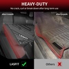 image:imageLASFIT Floor Mats for Ford F250 F350 F450 20172026 Regular Cab Front Bench Seat Not Fit Row Bucket Seating Vinly Floor Super Duty All Weather Protector TPE Car Floor Liner only 1st 1pcs Black2 SuperDuty Crew CabBucket Seat 1726  2Rows with FF Storage