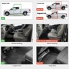 image:imageLASFIT Floor Mats for Ford F250 F350 F450 20172026 Regular Cab Front Bench Seat Not Fit Row Bucket Seating Vinly Floor Super Duty All Weather Protector TPE Car Floor Liner only 1st 1pcs Black1 F150 SuperCab 1526  2Rows Bucket Only