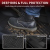 image:imageLASFIT Floor Mats for Ford F250 F350 F450 20172026 Regular Cab Front Bench Seat Not Fit Row Bucket Seating Vinly Floor Super Duty All Weather Protector TPE Car Floor Liner only 1st 1pcs Black2 SuperDuty Crew CabBucket Seat 1726  2Rows with FF Storage