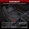 image:imageLASFIT Floor Mats for Ford F250 F350 F450 20172026 Regular Cab Front Bench Seat Not Fit Row Bucket Seating Vinly Floor Super Duty All Weather Protector TPE Car Floor Liner only 1st 1pcs Black5 Escape Gasoline 2026  Combo Set