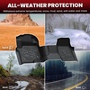 image:imageLASFIT Floor Mats for Ford Mustang 2024 2025 2026 Fit wo Subwoofer Box2 SuperDuty Crew CabBench Seat 1726  2Rows with FF Storage