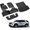 image:imageLASFIT Floor Mats for Ford Mustang 2024 2025 2026 Fit wo Subwoofer Box3 Explorer 6Seat 2021  Combo Set
