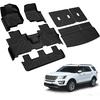 image:imageLASFIT Floor Mats for Ford Mustang 2024 2025 2026 Fit wo Subwoofer Box8 Expedition Standard 8Seat 2124  Combo Set