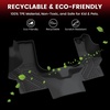 image:imageLASFIT Floor Mats for Ford Mustang 2024 2025 2026 Fit wo Subwoofer Box9 Transit 1521  1st Row Vinyl Floor Only