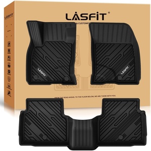 image:imageLASFIT Floor Mats for Ford F250 F350 F450 20172026 Regular Cab Front Bench Seat Not Fit Row Bucket Seating Vinly Floor Super Duty All Weather Protector TPE Car Floor Liner only 1st 1pcs Black5 Escape Gasoline 2026  2Rows