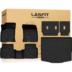 image:imageLASFIT Floor Mats for Ford F250 F350 F450 20172026 Regular Cab Front Bench Seat Not Fit Row Bucket Seating Vinly Floor Super Duty All Weather Protector TPE Car Floor Liner only 1st 1pcs Black5 Escape Gasoline 2026  Combo Set