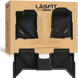 image:imageLASFIT Floor Mats for Ford F250 F350 F450 20172026 Regular Cab Front Bench Seat Not Fit Row Bucket Seating Vinly Floor Super Duty All Weather Protector TPE Car Floor Liner only 1st 1pcs Black6 Ranger 2023  2Rows